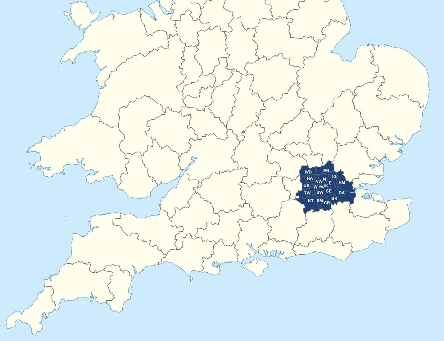 areas we cover